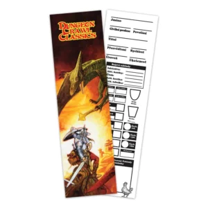 DCC záložka – old school rpg motív