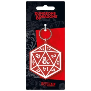 D&D Dice kľúčenka – motív rpg kocky