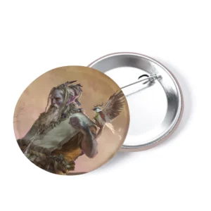 J&D Elf druid placka – fantasy motív
