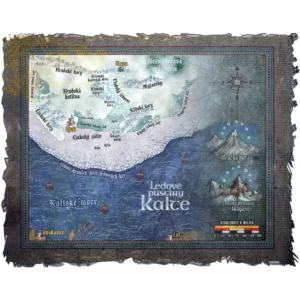 Mapa Kalte fantasy mapa