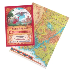 Mapa Magnamundu - skladaná fantasy mapa