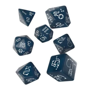 RPG kocky – Llama (7 ks set), modro-biela