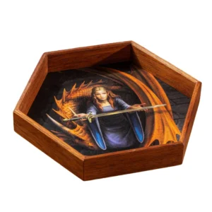 The Truth dice tray – drevená podložka na kocky