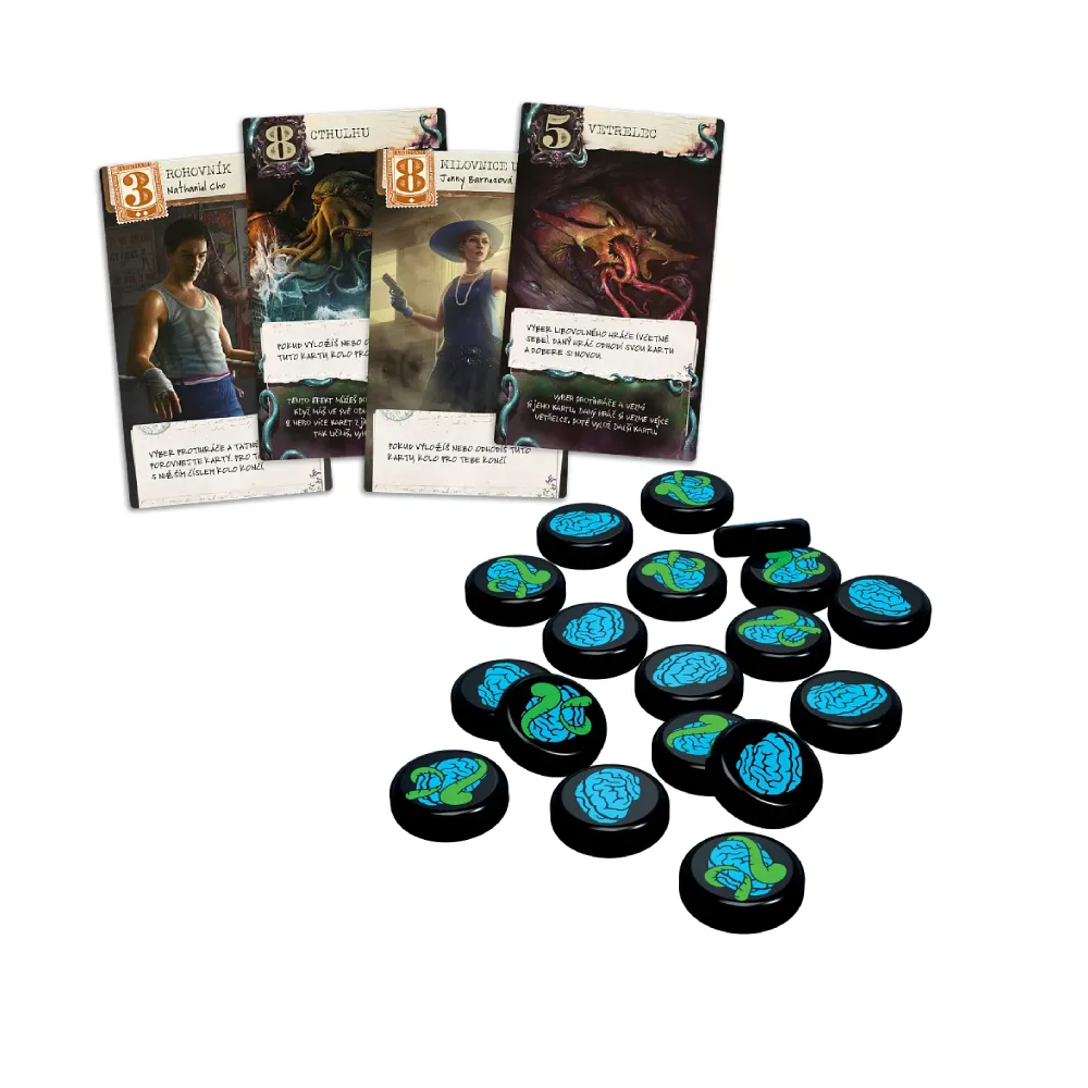 Arkham Horror: Lovecraftův dopis obsah balenia