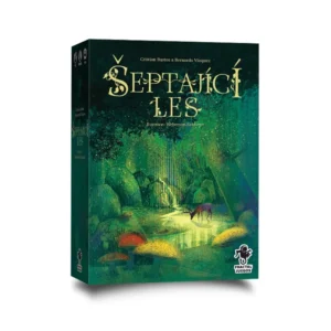 Šeptající les – krabica fantasy spoločenskej hry s motívom tajomného lesa