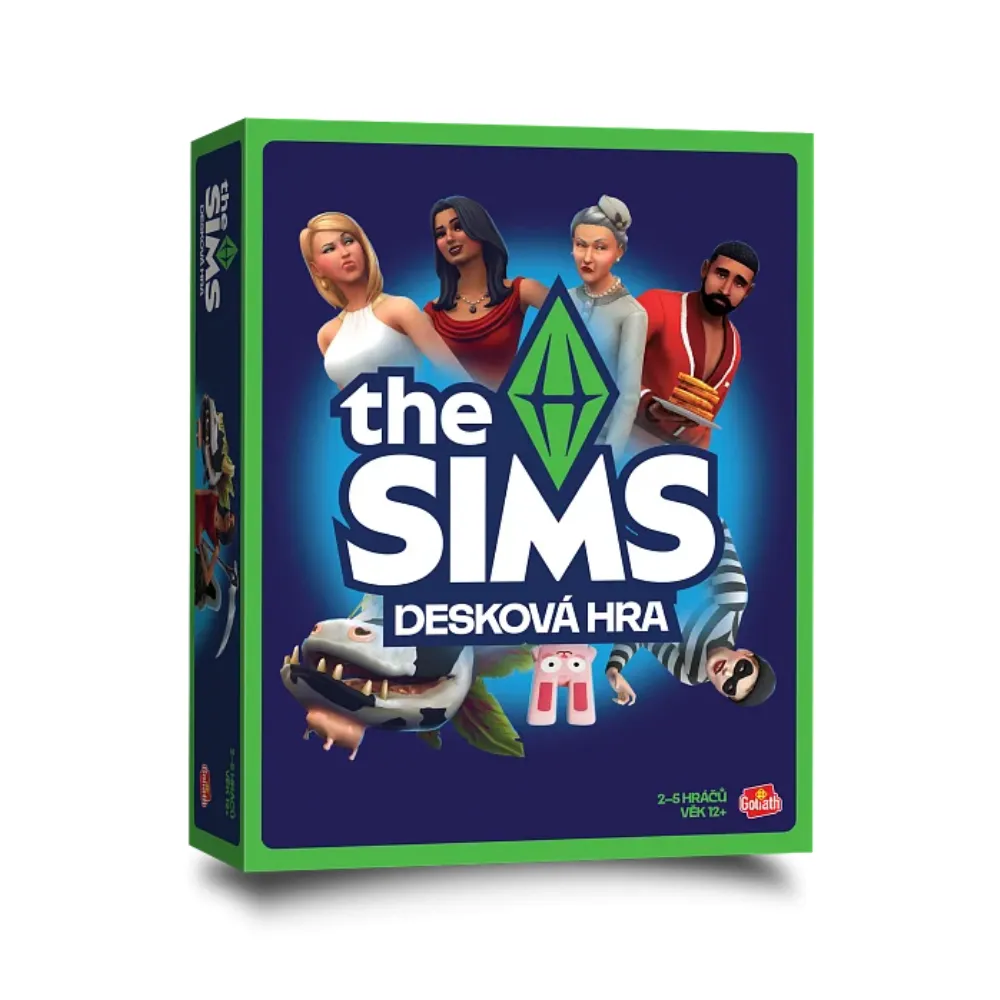 The Sims: Desková hra – krabica oficiálnej spoločenskej hry zo sveta The Sims