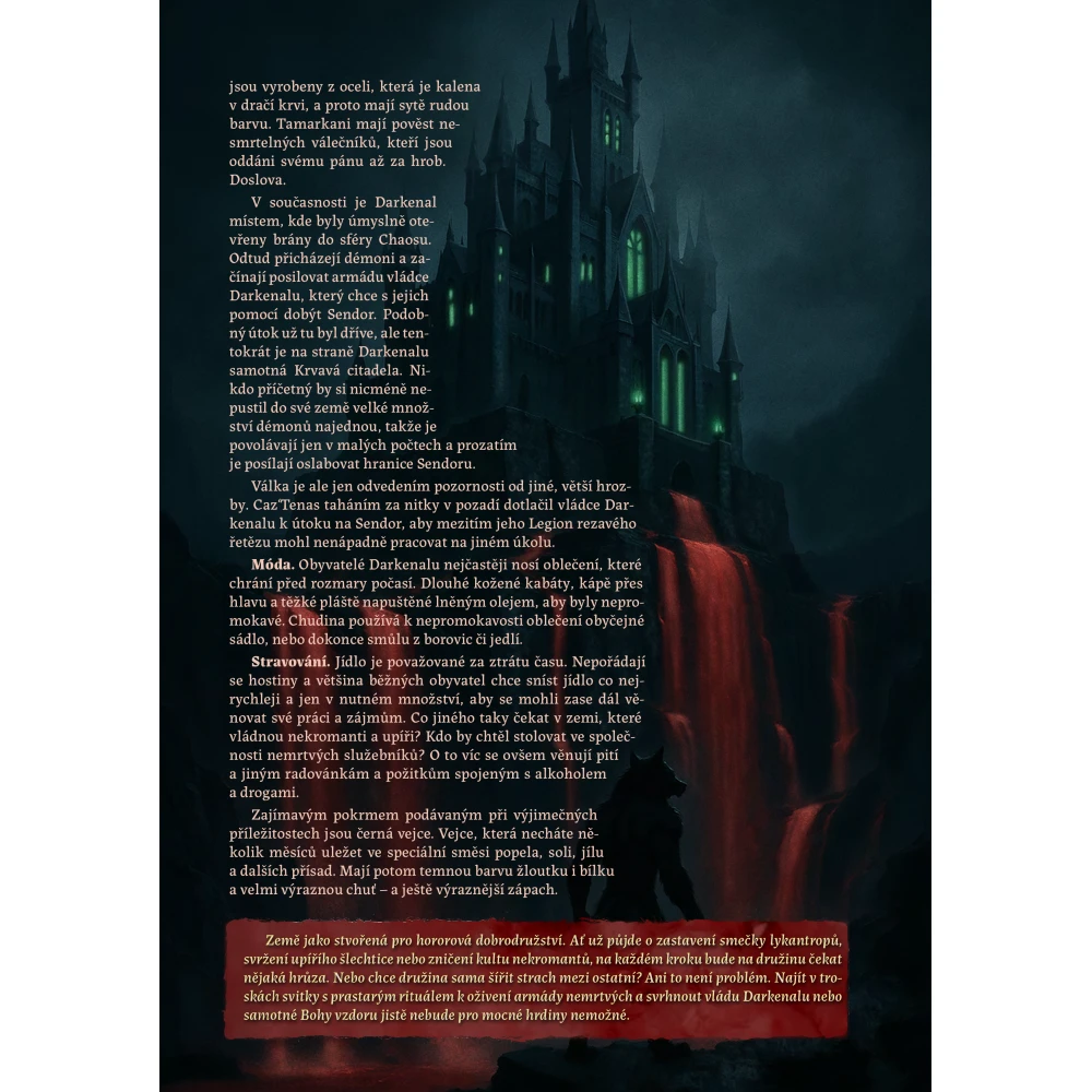 Dragonaer – RPG príručka, druhá strana